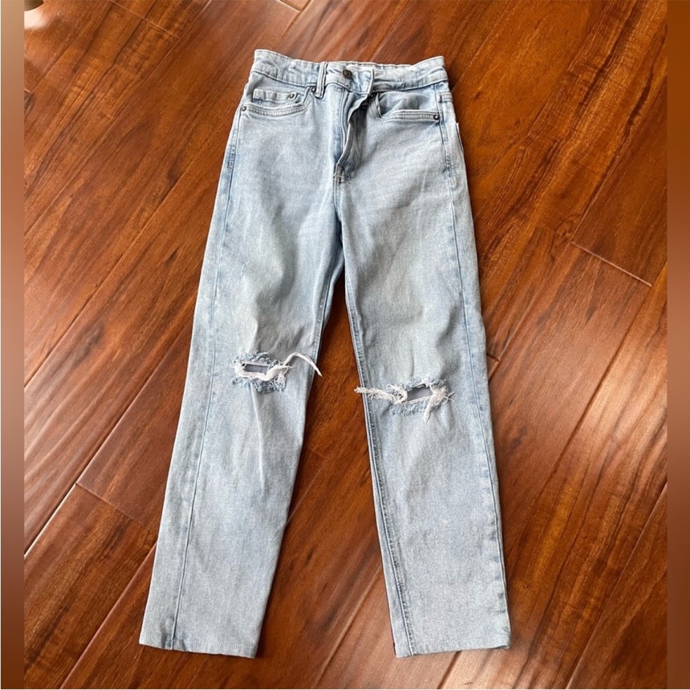BUNDLE - 3 Pairs of Slim Fit Mom Jeans - Blue + Black - Picture 5 of 12